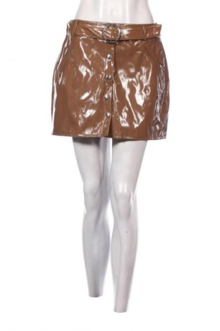 Lederrock Bershka, Größe M, Farbe Braun, Preis € 13,99