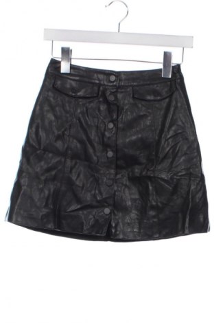 Δερμάτινη φούστα H&M Divided, Μέγεθος XS, Χρώμα Μαύρο, Τιμή 5,99 €