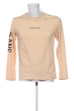 Bluză de bărbați Calvin Klein Jeans, Mărime S, Culoare Bej, Preț 133,99 Lei