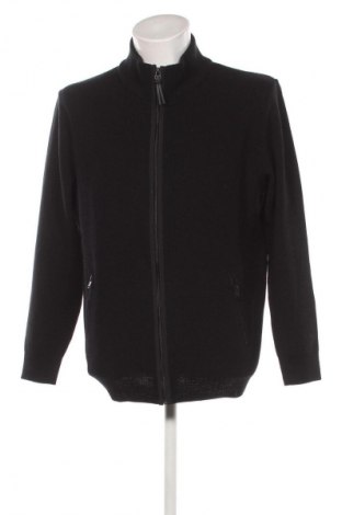 Jachetă tricotată de bărbați Brax, Mărime L, Culoare Negru, Preț 131,99 Lei