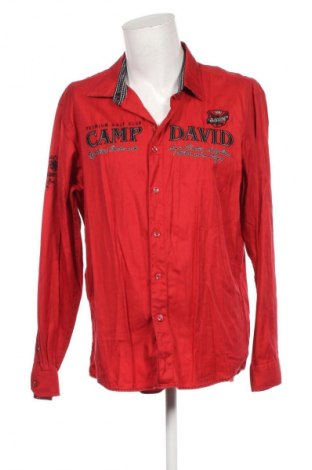 Cămașă de bărbați Camp David, Mărime XL, Culoare Roșu, Preț 179,99 Lei