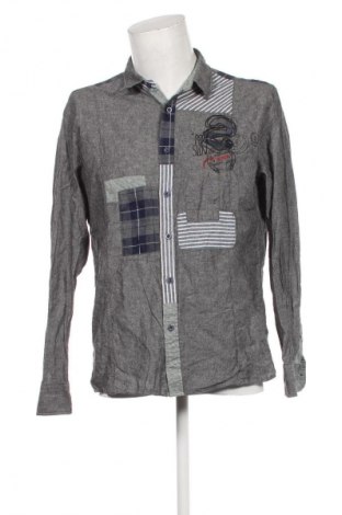 Cămașă de bărbați Desigual, Mărime XL, Culoare Gri, Preț 179,99 Lei