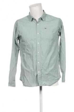 Cămașă de bărbați Hilfiger Denim, Mărime L, Culoare Verde, Preț 221,99 Lei