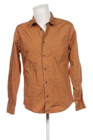 Herrenhemd Unbranded, Größe L, Farbe Beige, Preis € 20,99