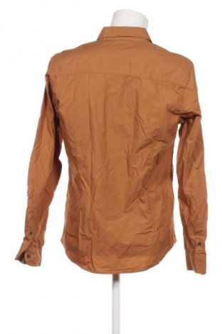 Herrenhemd Unbranded, Größe L, Farbe Beige, Preis € 20,99