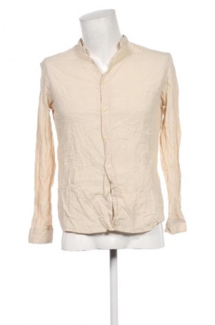 Мъжка риза Zara, Размер M, Цвят Екрю, Цена 34,99 лв.