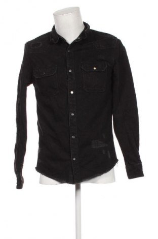 Мъжка риза Zara, Размер S, Цвят Черен, Цена 34,99 лв.