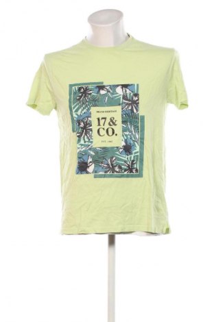 Herren T-Shirt 17 & Co., Größe L, Farbe Grün, Preis 13,99 €