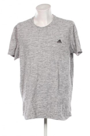 Мъжка тениска Adidas, Размер XXL, Цвят Сив, Цена 27,99 лв.