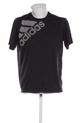 Мъжка тениска Adidas, Размер L, Цвят Черен, Цена 27,99 лв.
