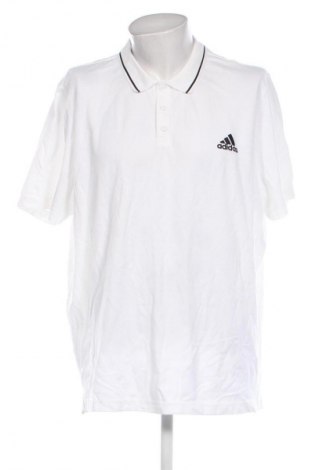 Herren T-Shirt Adidas, Größe XXL, Farbe Weiß, Preis 33,99 €