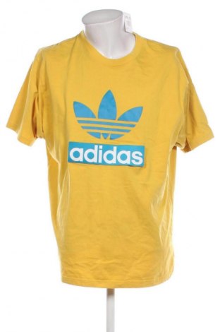 Мъжка тениска Adidas, Размер L, Цвят Жълт, Цена 27,99 лв.