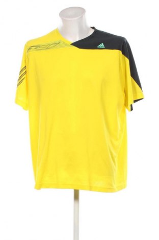Мъжка тениска Adidas, Размер XXL, Цвят Жълт, Цена 27,99 лв.