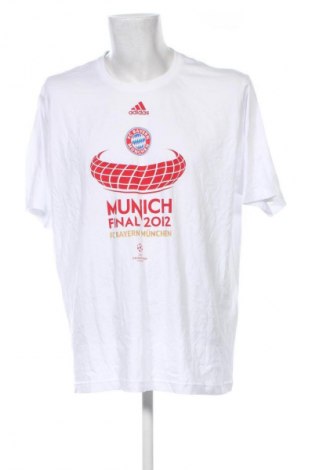 Męski T-shirt Adidas, Rozmiar XXL, Kolor Biały, Cena 88,99 zł