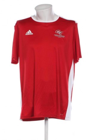 Herren T-Shirt Adidas, Größe XL, Farbe Rot, Preis 16,99 €