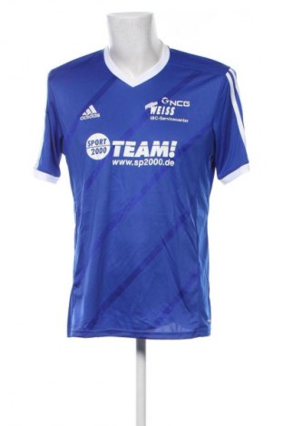 Мъжка тениска Adidas, Размер L, Цвят Син, Цена 23,99 лв.