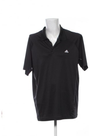 Herren T-Shirt Adidas, Größe XXL, Farbe Schwarz, Preis 18,99 €