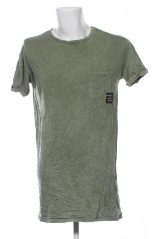 Мъжка тениска Bershka, Размер M, Цвят Зелен, Цена 19,99 лв.
