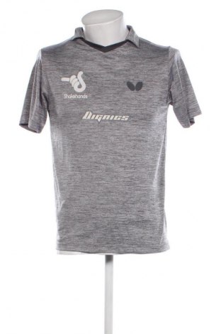 Herren T-Shirt Butterfly, Größe L, Farbe Grau, Preis 11,99 €