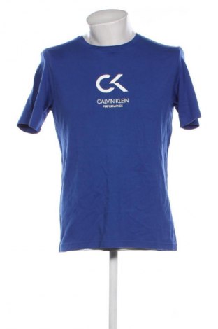Herren T-Shirt Calvin Klein, Größe M, Farbe Blau, Preis 23,99 €