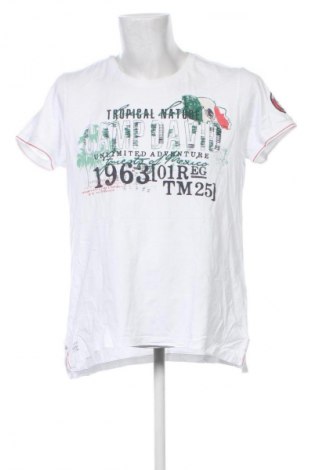 Męski T-shirt Camp David, Rozmiar L, Kolor Biały, Cena 88,99 zł