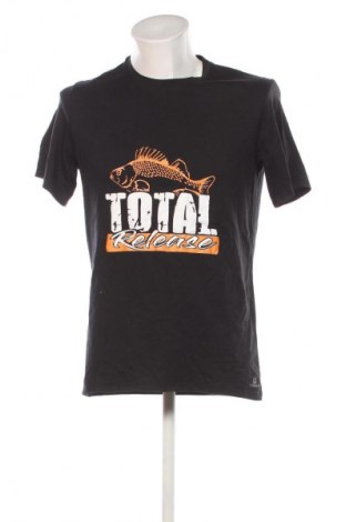 Męski T-shirt Decathlon, Rozmiar L, Kolor Czarny, Cena 62,99 zł