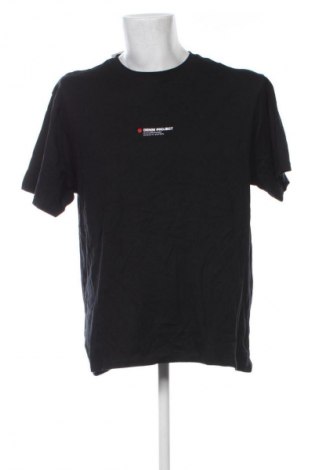 Męski T-shirt Denim Project, Rozmiar L, Kolor Czarny, Cena 49,99 zł