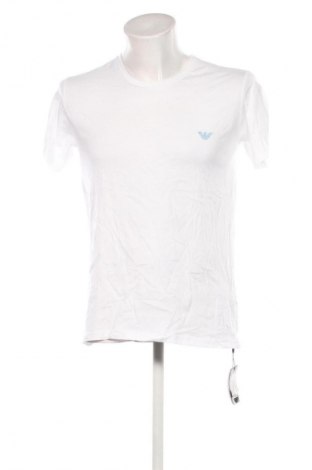 Herren T-Shirt Emporio Armani Swimwear, Größe L, Farbe Weiß, Preis 78,99 €