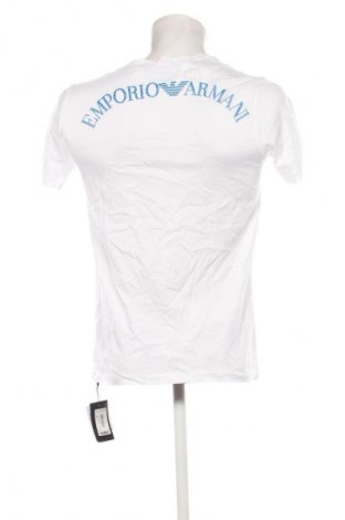 Herren T-Shirt Emporio Armani Swimwear, Größe L, Farbe Weiß, Preis 78,99 €