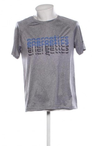 Ανδρικό t-shirt Energetics, Μέγεθος L, Χρώμα Γκρί, Τιμή 4,99 €