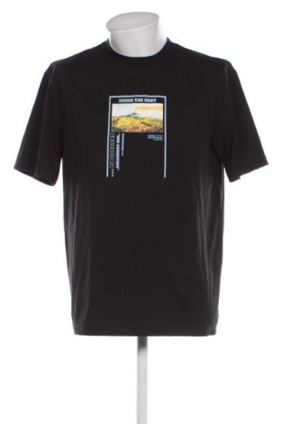 Męski T-shirt H&M, Rozmiar M, Kolor Czarny, Cena 62,99 zł