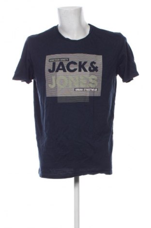 Męski T-shirt Jack & Jones, Rozmiar XL, Kolor Niebieski, Cena 59,99 zł