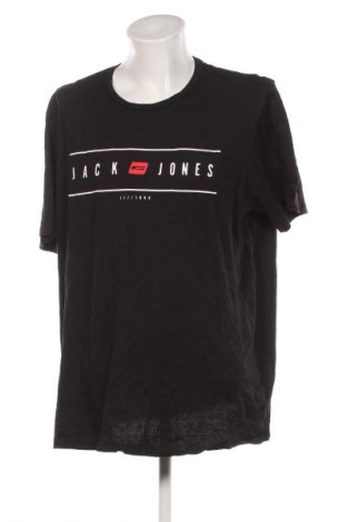 Мъжка тениска Jack & Jones, Размер 5XL, Цвят Черен, Цена 18,99 лв.