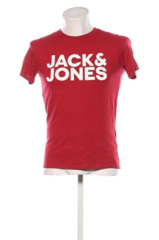 Tricou de bărbați Jack & Jones, Mărime S, Culoare Roșu, Preț 61,99 Lei
