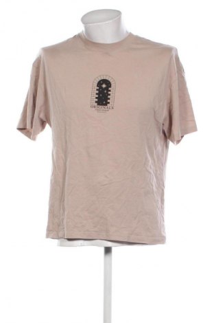 Herren T-Shirt Jack & Jones, Größe M, Farbe Beige, Preis € 12,99
