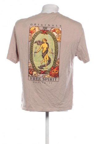Herren T-Shirt Jack & Jones, Größe M, Farbe Beige, Preis € 12,99