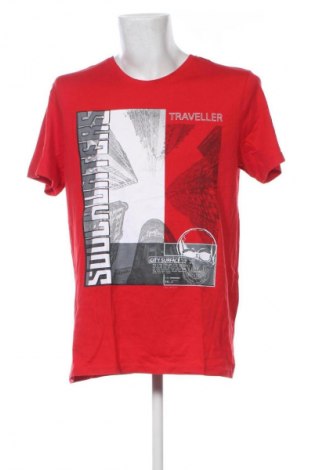 Męski T-shirt Much More, Rozmiar XL, Kolor Czerwony, Cena 62,99 zł