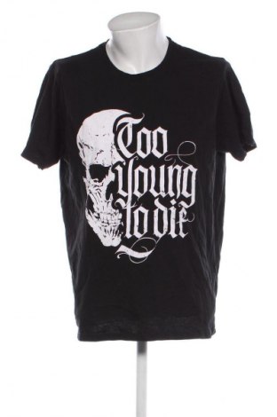 Męski T-shirt Smog, Rozmiar XL, Kolor Czarny, Cena 62,99 zł