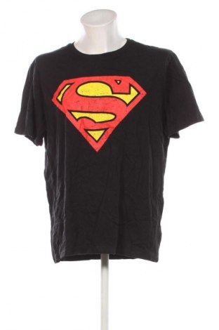 Ανδρικό t-shirt Superman, Μέγεθος XXL, Χρώμα Μαύρο, Τιμή 16,99 €