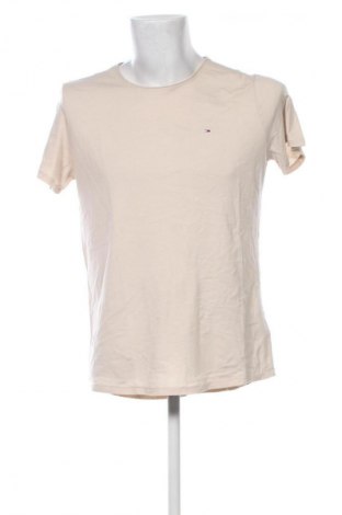 Ανδρικό t-shirt Tommy Jeans, Μέγεθος L, Χρώμα  Μπέζ, Τιμή 21,99 €