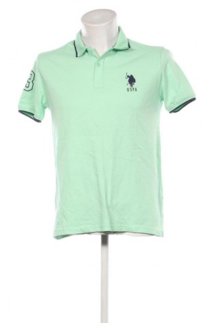 Męski T-shirt U.S. Polo Assn., Rozmiar L, Kolor Zielony, Cena 157,99 zł