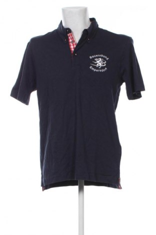 Herren T-Shirt James & Nicholson, Größe L, Farbe Blau, Preis 13,99 €