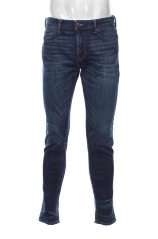 Męskie jeansy Abercrombie & Fitch, Rozmiar L, Kolor Niebieski, Cena 157,99 zł