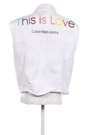 Vestă de bărbați Calvin Klein Jeans, Mărime S, Culoare Alb, Preț 290,99 Lei