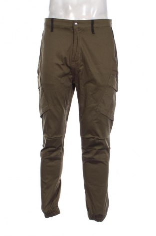 Męskie spodnie SikSilk, Rozmiar M, Kolor Zielony, Cena 355,99 zł
