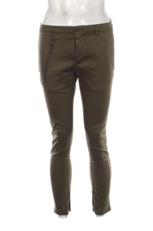 Pantaloni de bărbați Zara, Mărime S, Culoare Verde, Preț 35,99 Lei