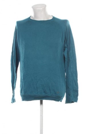 Ανδρικό πουλόβερ Pull&Bear, Μέγεθος L, Χρώμα Μπλέ, Τιμή 14,99 €