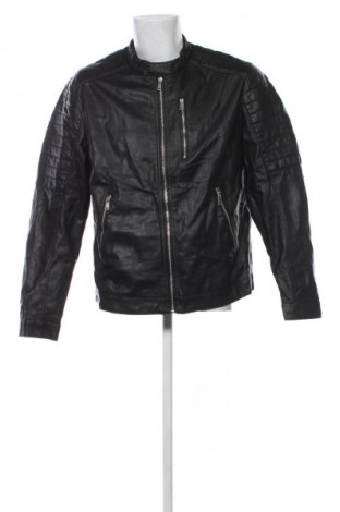 Męska skórzana kurtka H&M, Rozmiar XL, Kolor Czarny, Cena 160,99 zł