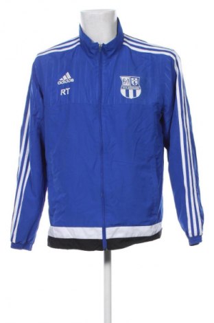 Geacă polară de bărbați Adidas, Mărime L, Culoare Albastru, Preț 221,99 Lei
