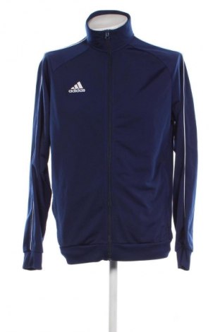 Ανδρική αθλητική ζακέτα Adidas, Μέγεθος L, Χρώμα Μπλέ, Τιμή 26,99 €